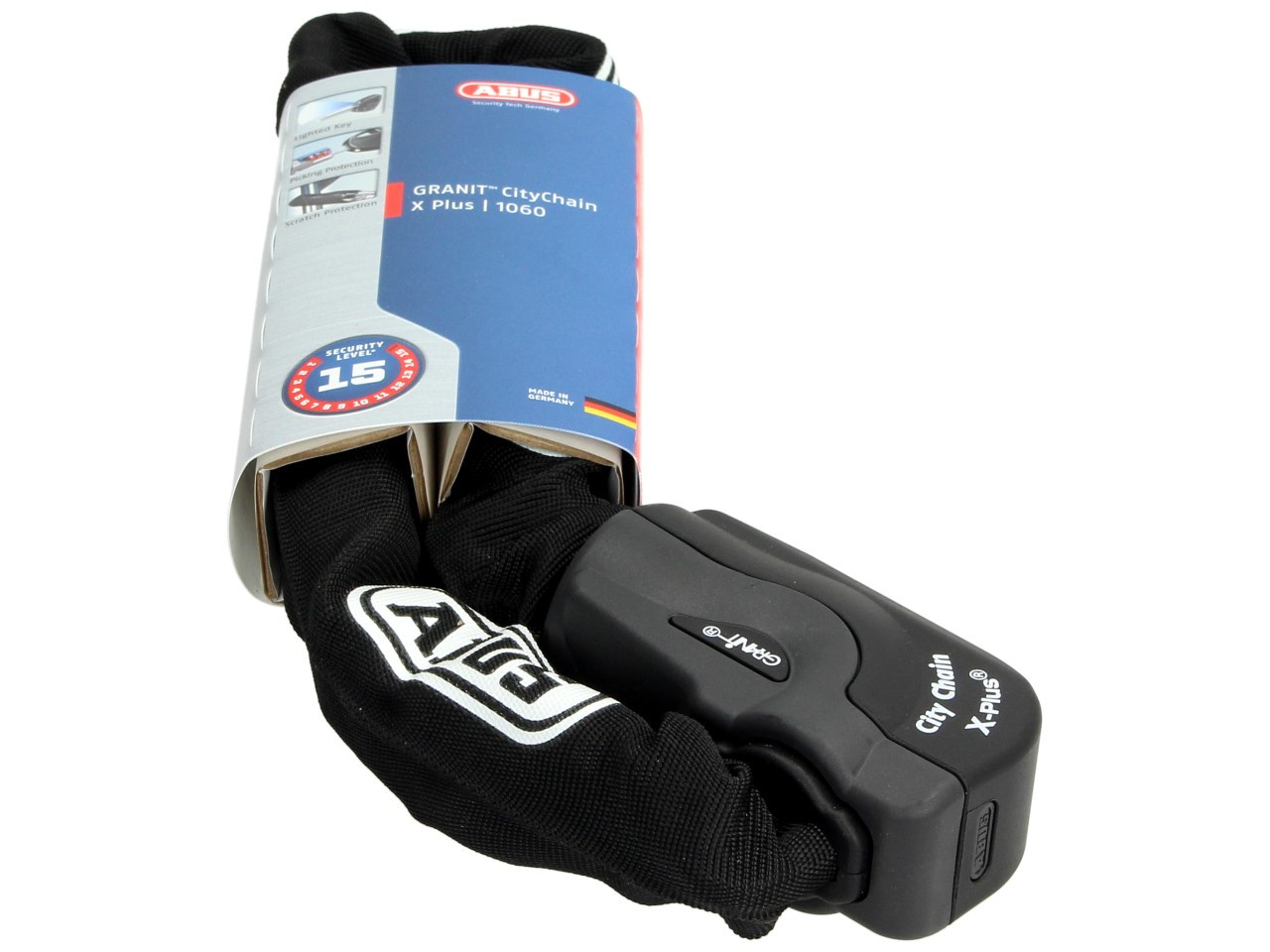 ABUS Granit City Chain X-Plus 1060 Kettenschloss 10 mm, 85 cm