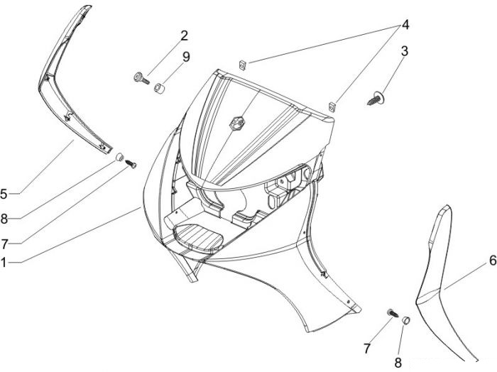 Piaggio Frontschild Beverly 125