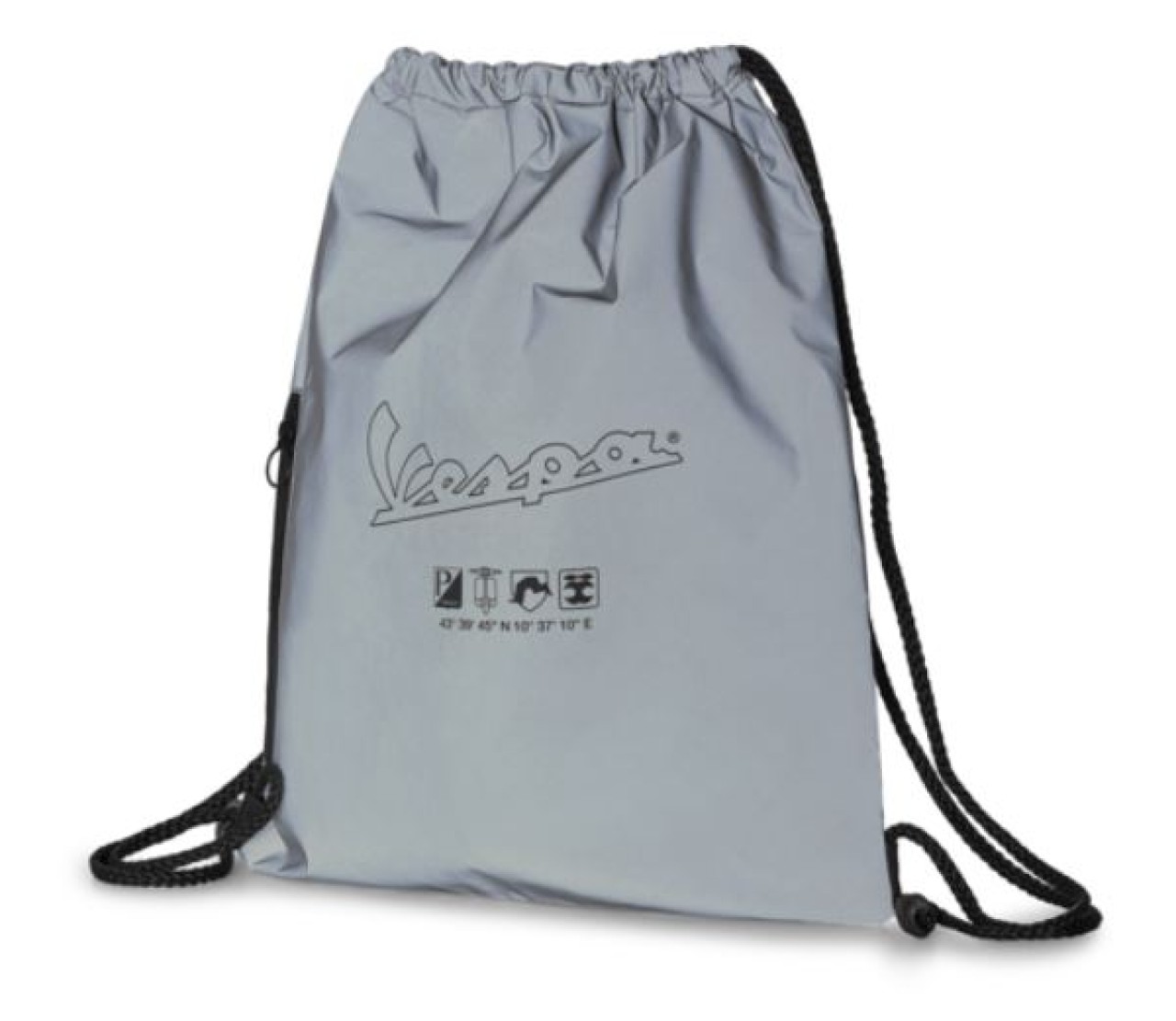 Vespa DEC Rucksack aus Polyester in Grau