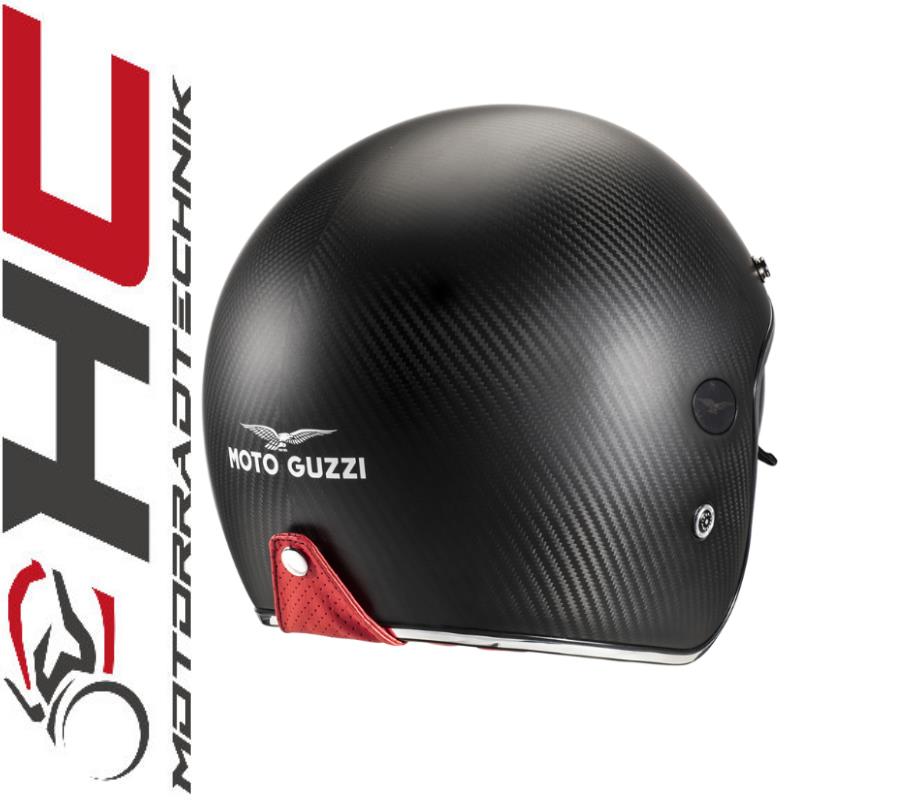 Moto Guzzi Jet Helm "Raw Carbon"