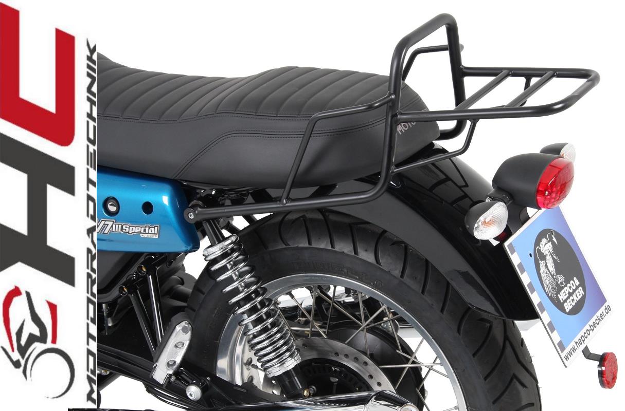 Hepco & Becker Rohrgepäckbrücke / Topcaseträger schwarz Moto Guzzi V7 III