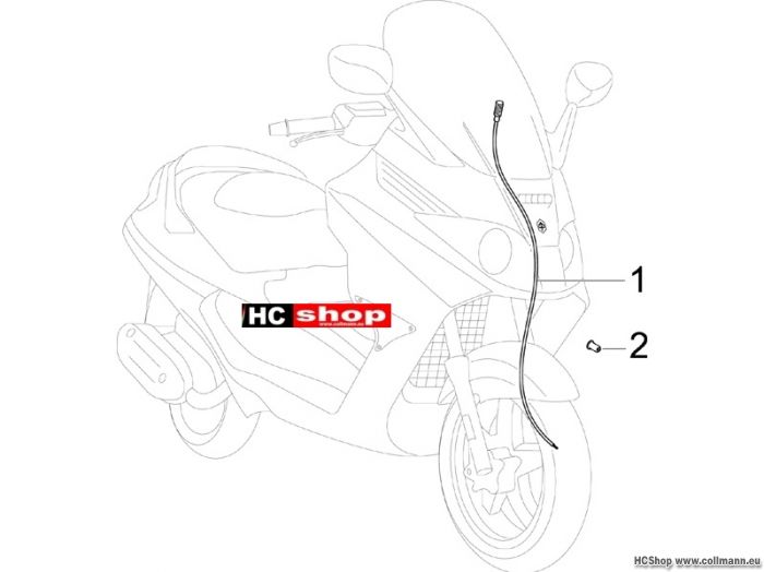 Piaggio Bowdenzügen X8 250