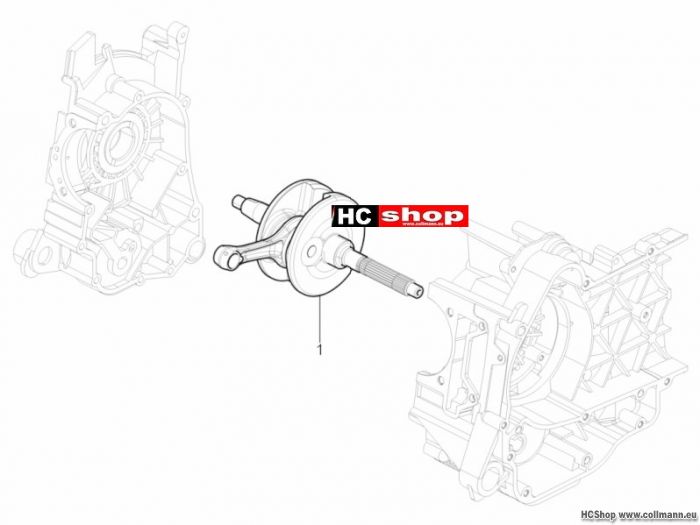 Aprilia Motard 125 Kurbelwelle