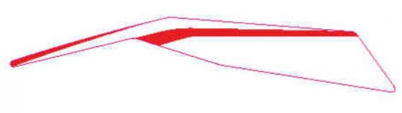 3 - Aufkleber Kotflügel vorne links Red Boost [RB]