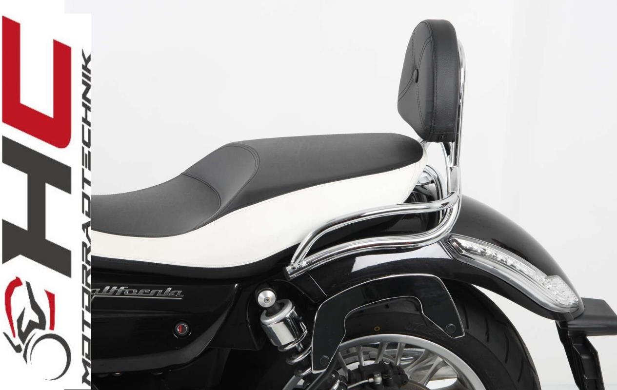 Hepco & Becker Sissybar ohne Gepäckbrücke chrom Moto Guzzi Audace
