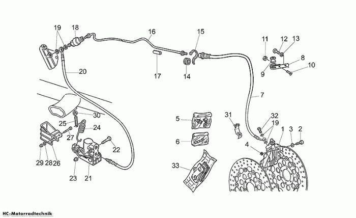 Moto Guzzi Brsanl Vorn California EV/EV Touring/80 1100