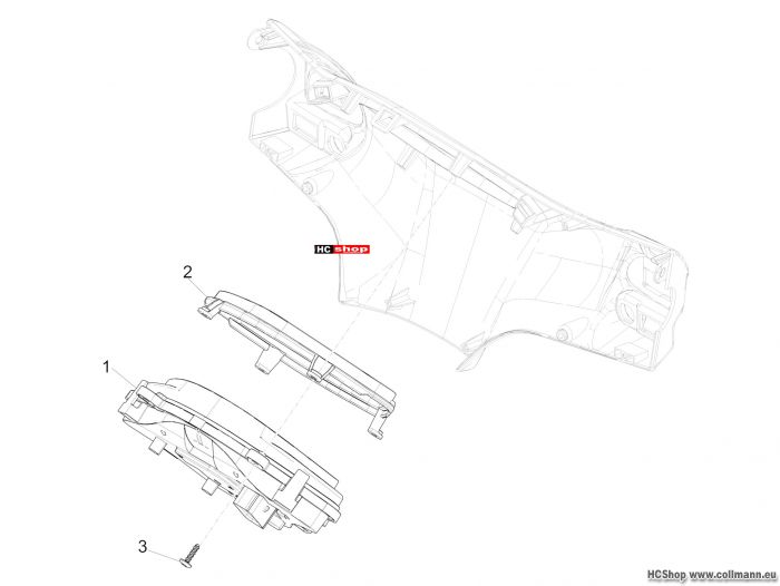 Piaggio Liberty 50 iGet Cockpitinstrumente - Cruscotto