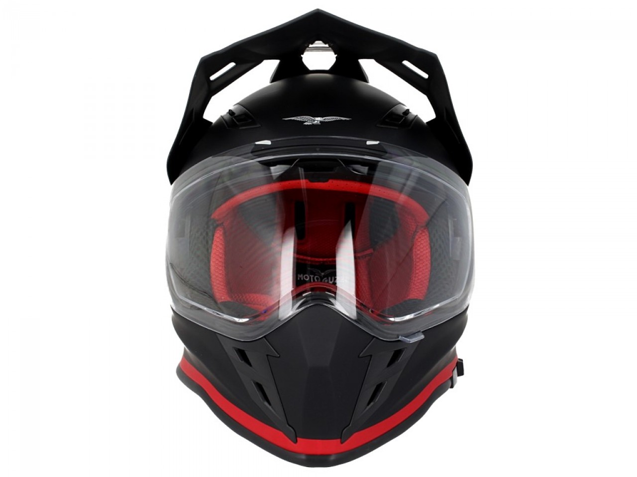 Moto Guzzi Integralhelm Adventure Touring V85, schwarz matt, ECE 22.05