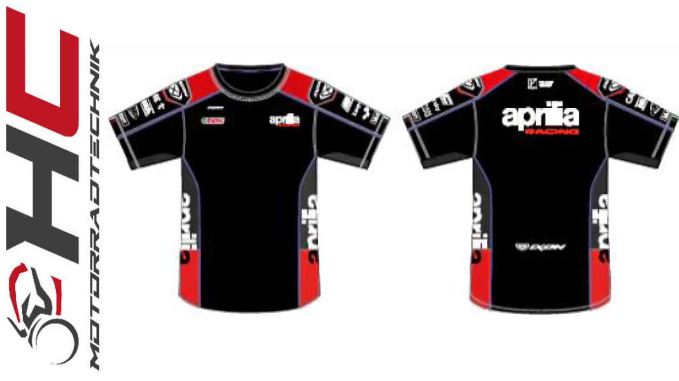 Aprilia Damen T-Shirt "Racing Team" Replica 2023