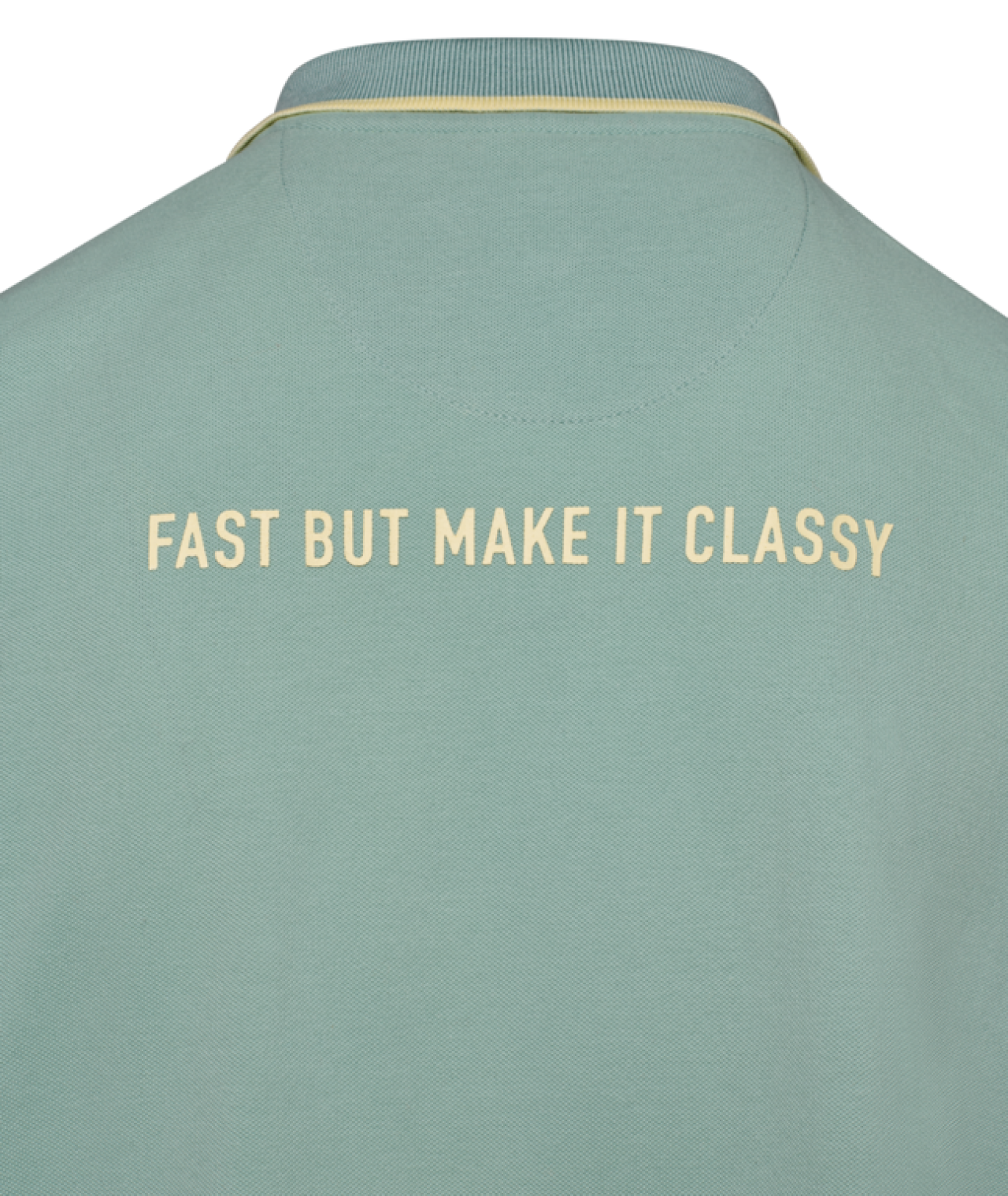 Vespa Polo-Shirt aus Baumwolle in Türkis