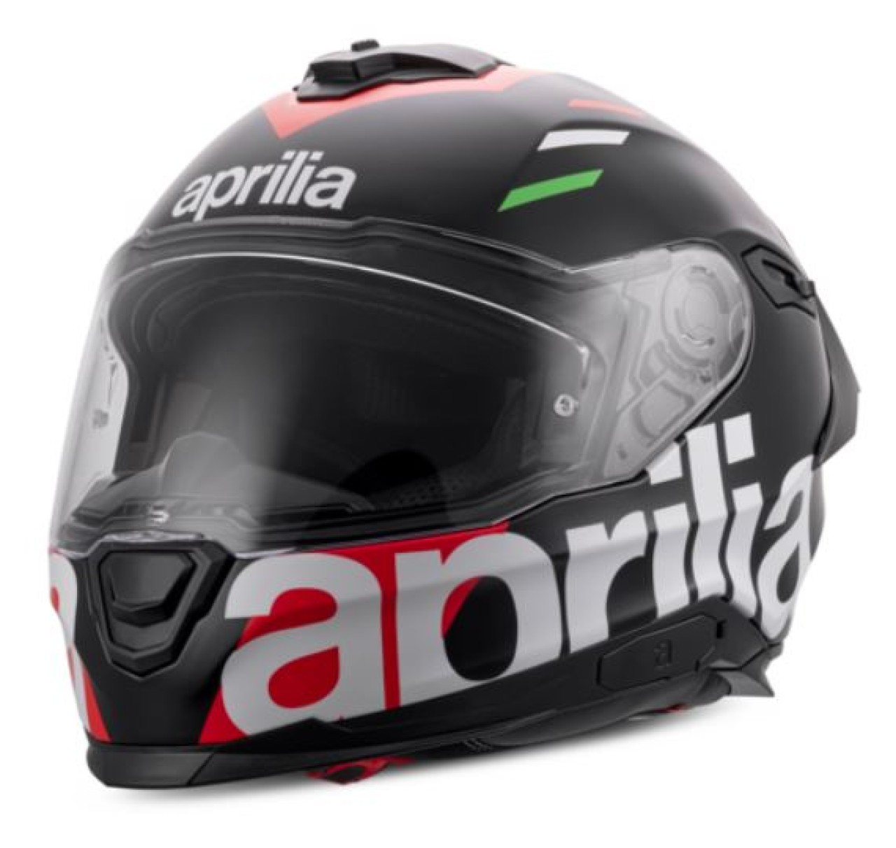 5 - Aprilia Integralhelm Overtake, schwarz, matt, L, Thermoplast, ECE 22.06