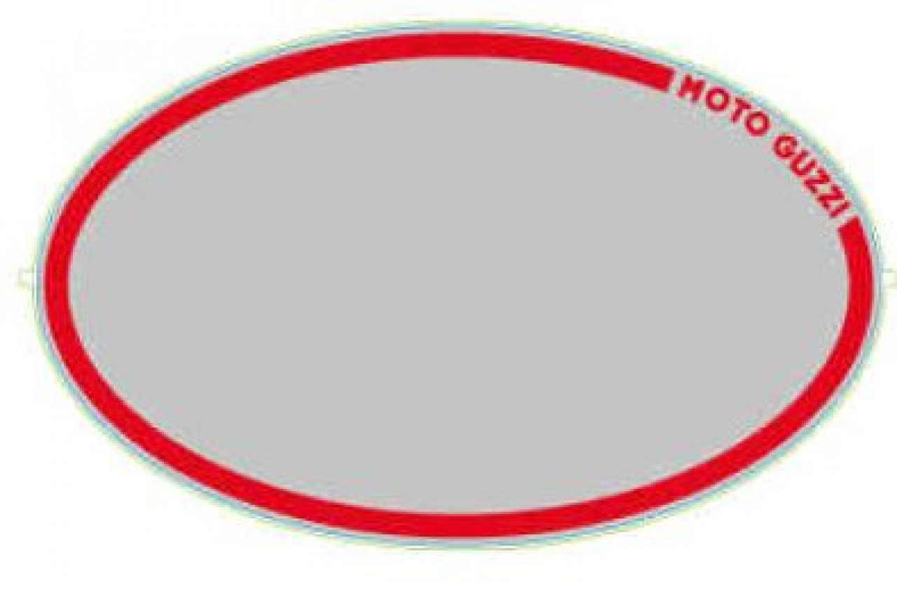Moto Guzzi V7 III Racer 750 ABS E4 - Aufbau Deko – Aufkleber f. Nummer Heckteil l.