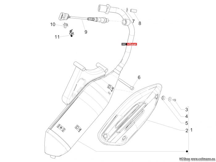 Piaggio Liberty 50 iGet Auspufftopf