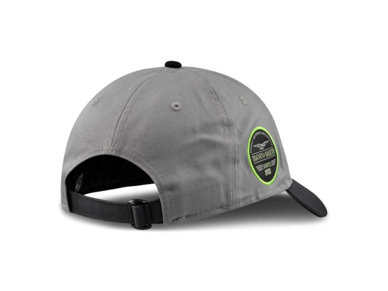 Moto Guzzi Basecap New Era 9Forty in Grau und Schwarz