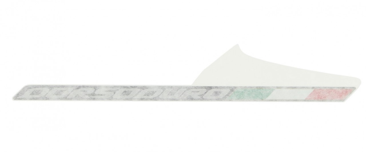 10 - Deko Heckteil li. Dorsoduro Italia Baujahr-2013[D], Fahrzeugfarbe-Schwarz Diablo,Rot Fluo,Weiß Matt