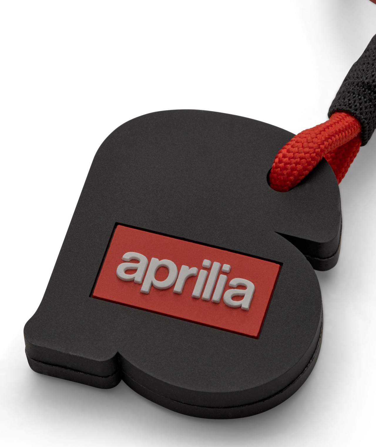 Aprilia Schlüsselanhänger aus Gummi