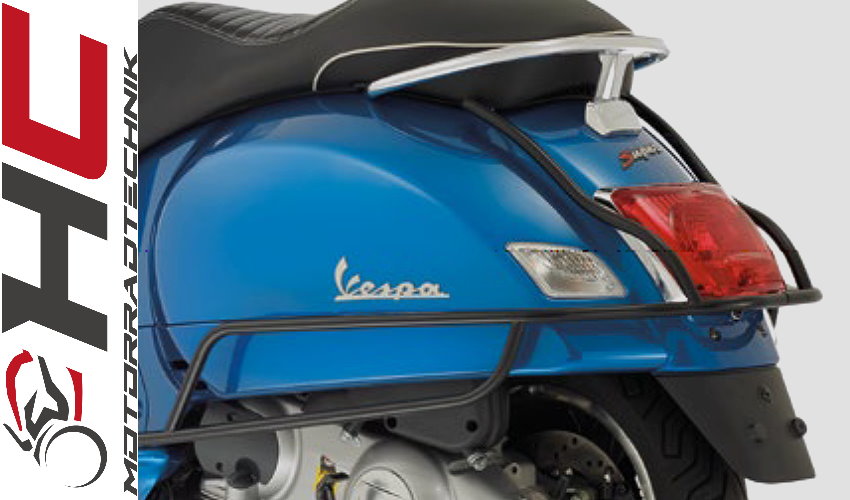 Vespa GTS Seitliche Sturzbügel schwarz