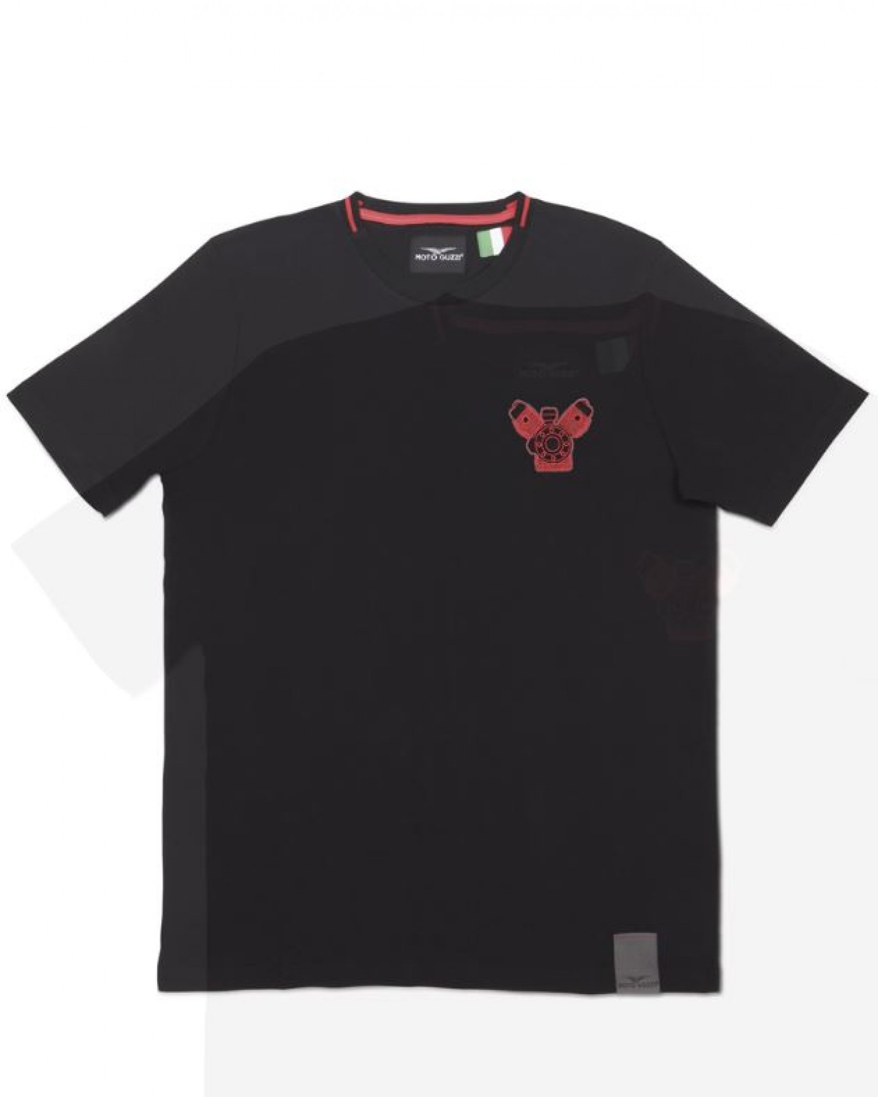 Moto Guzzi Classic Damen T-Shirt mit Logo-Grafik