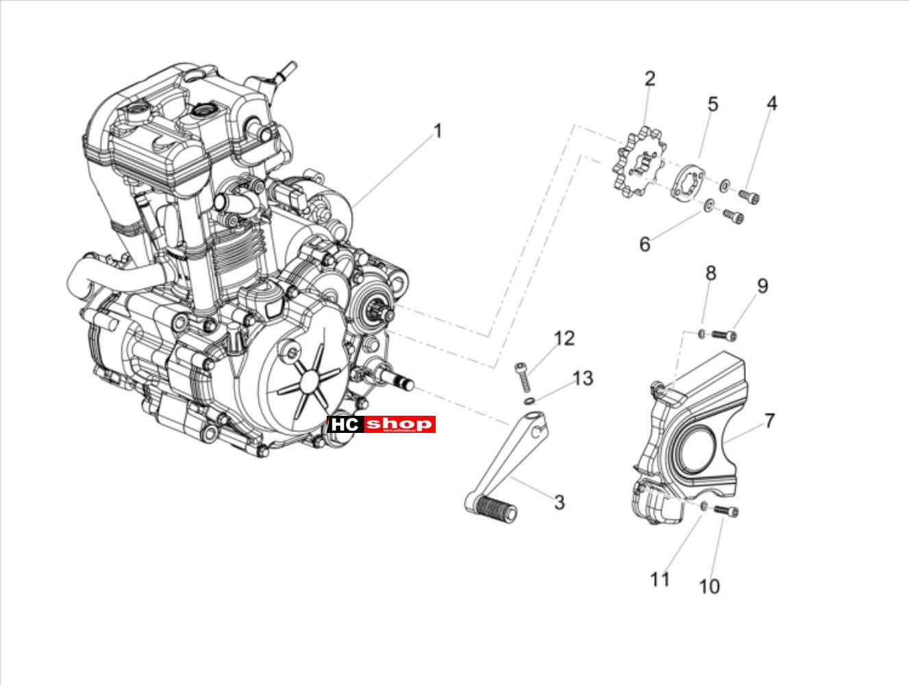 Aprilia SX 125 ABS - Motor - Motor-Fertigstellung