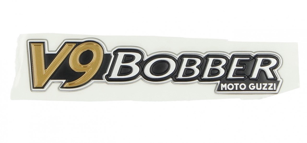 7 - Schild "V9 BOBBER" DX-SX Farbe: Centenario [YV2]
