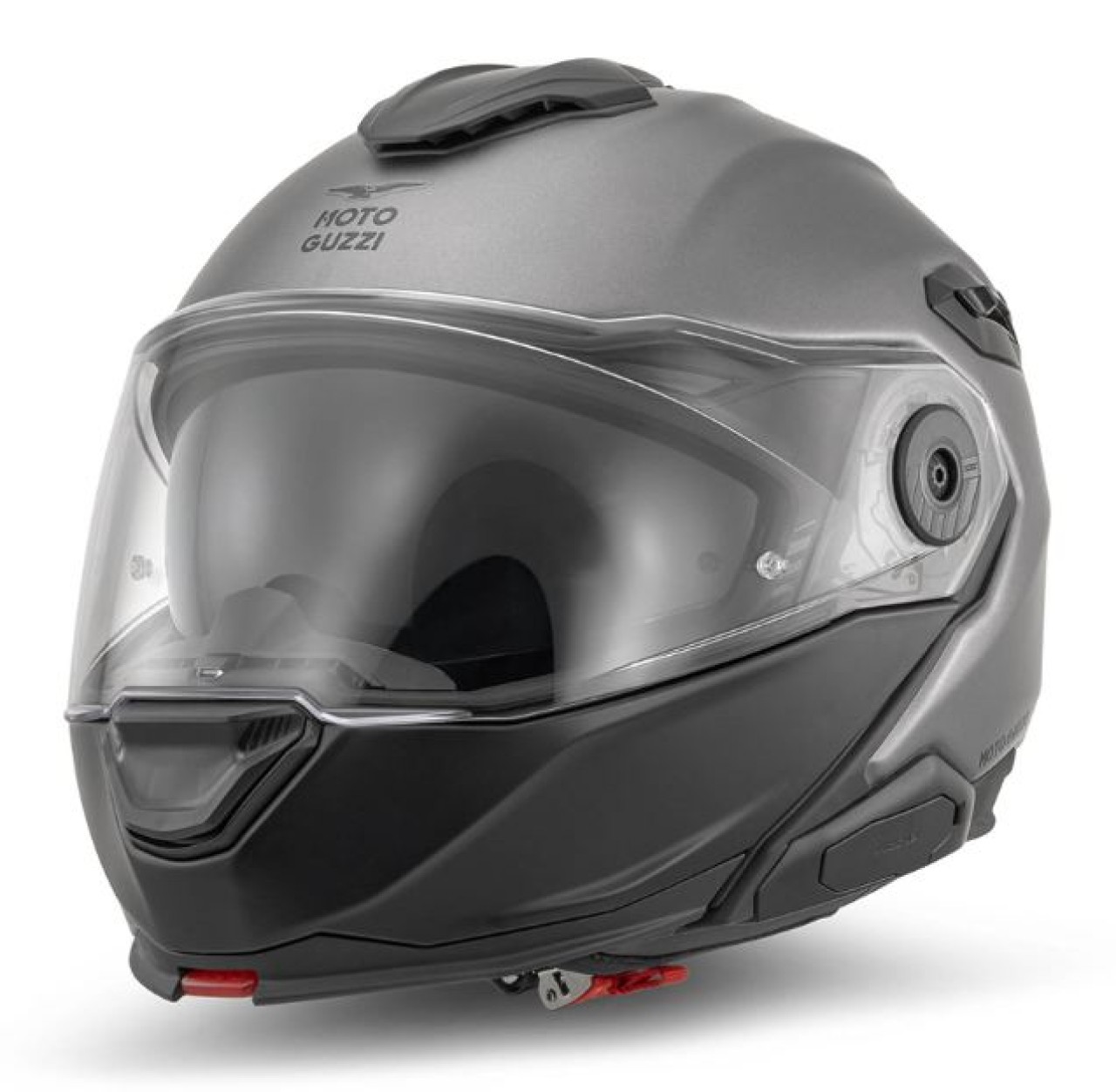 Moto Guzzi Klapphelm Crosswind, anthrazit, Glasfaser/Carbon/Kevlar, ECE 22.06 – XXL