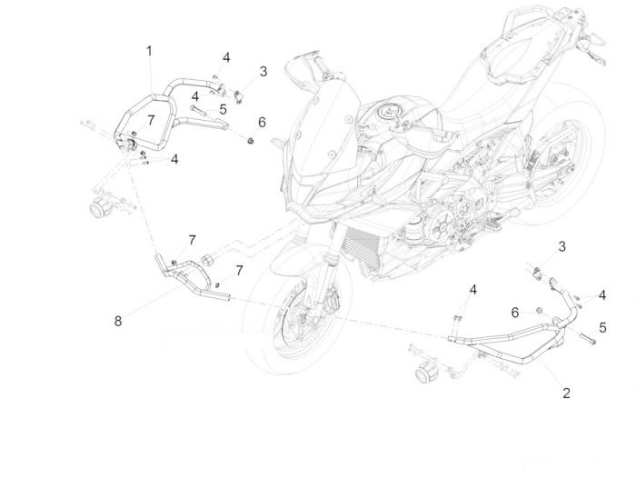 Aprilia Caponord 1200 Rally Schutz