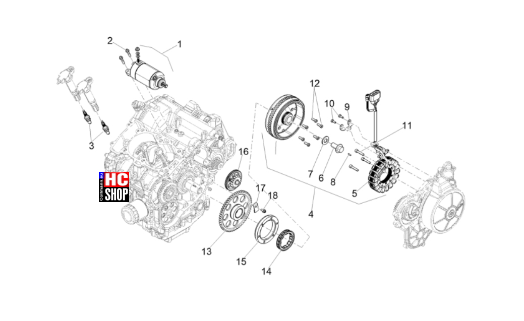 1 - Startermotor
