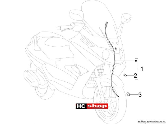 Piaggio Bowdenzügen X8 400