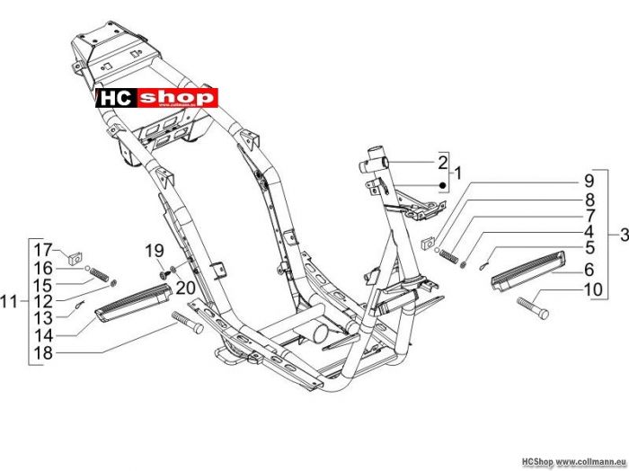 Piaggio Fahrgestell/Karosserie NRG 50 DT