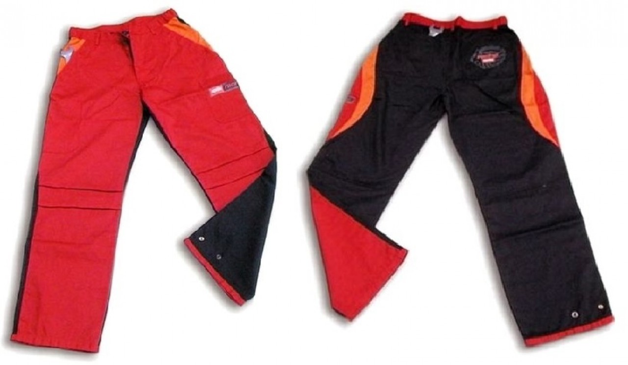 Aprilia Werkstatthose, rot-schwarz