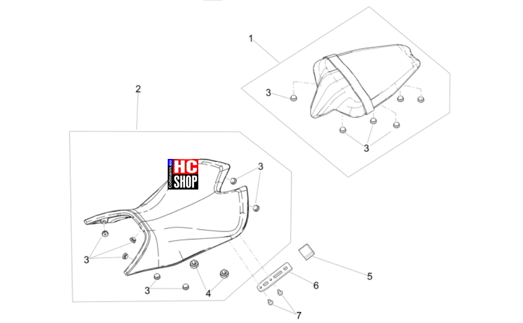 Aprilia RS 660 Factory E5+ - Aufbau - Sitz