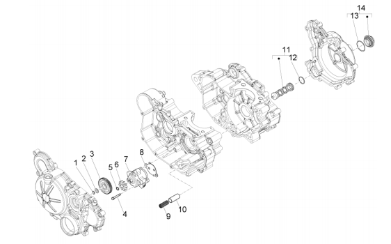 Aprilia Motor Ölpumpe RS 125 ABS