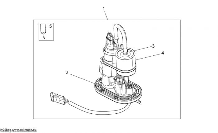 Moto Guzzi Benzinpumpe int. Griso V 8V 1200