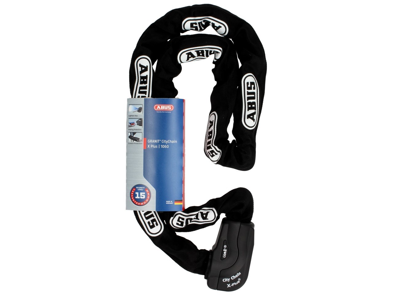 ABUS Granit City Chain X-Plus 1060 Kettenschloss 10 mm, 1,70 m