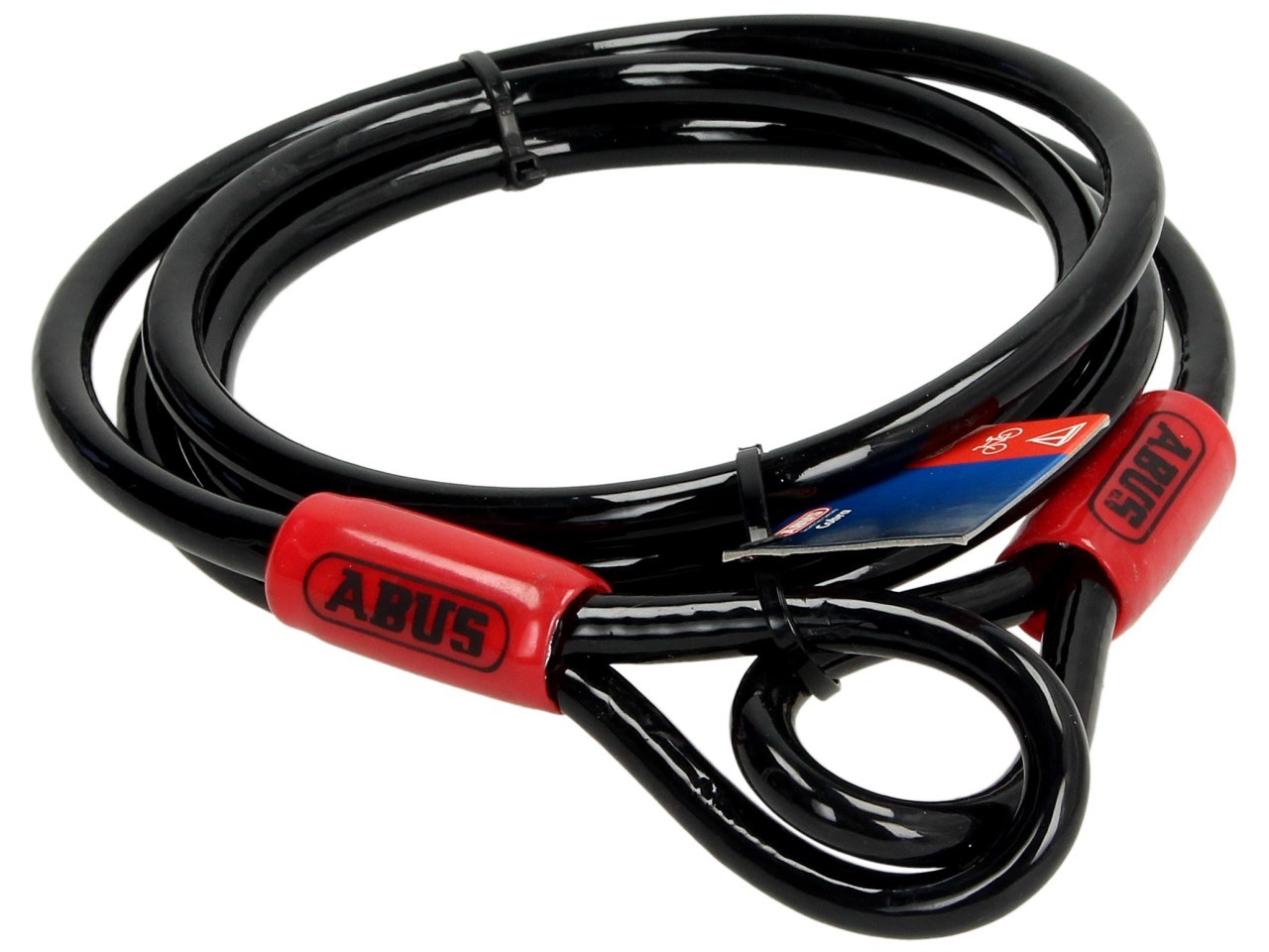 ABUS Schlaufenseil Cobra, 10 mm, 2 m, schwarz/rot