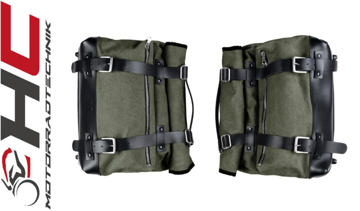 Canvas Seitentaschensatz Moto Guzzi V9