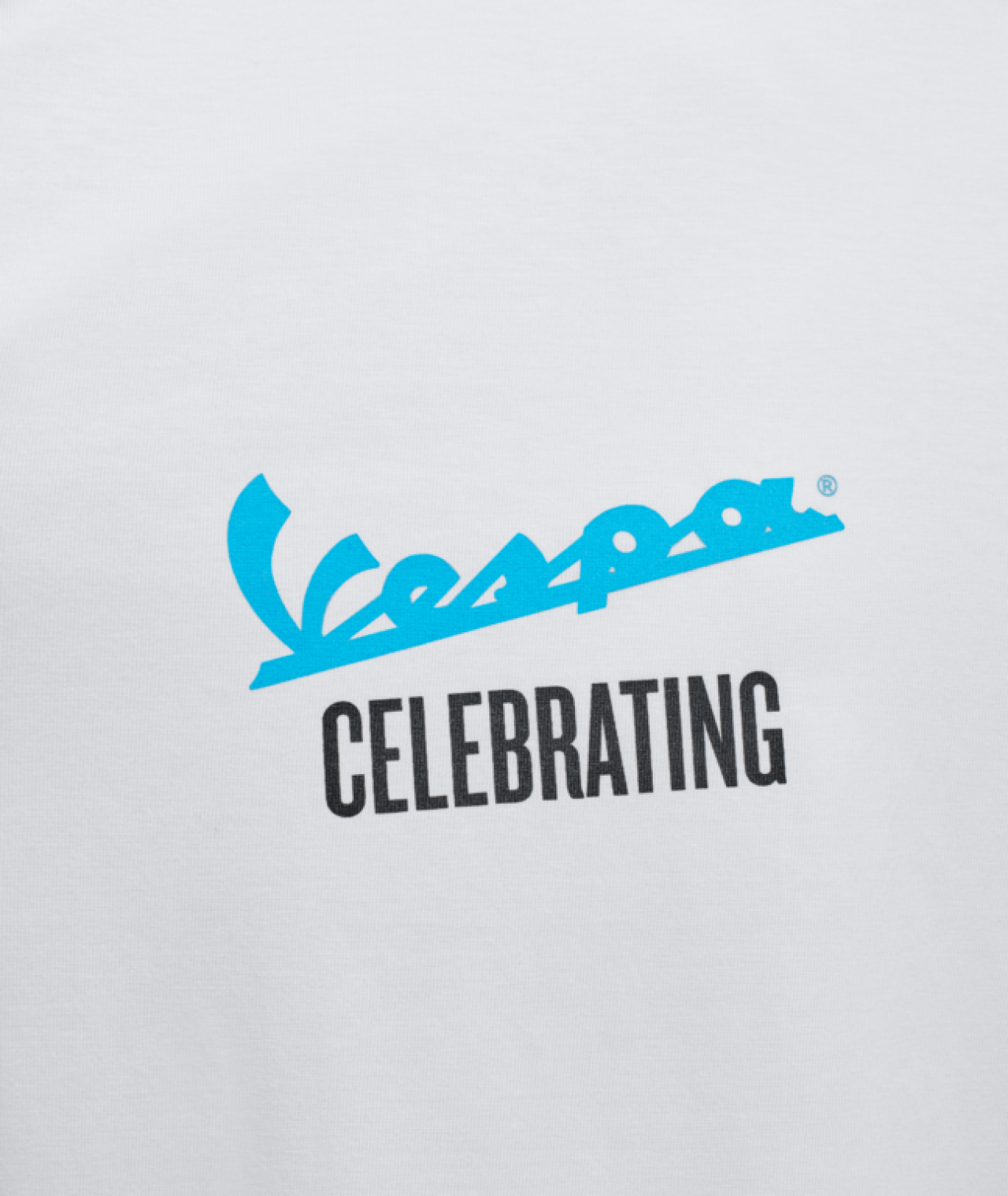 Vespa T-Shirt aus Baumwolle weiß, 140 Jahre Piaggio