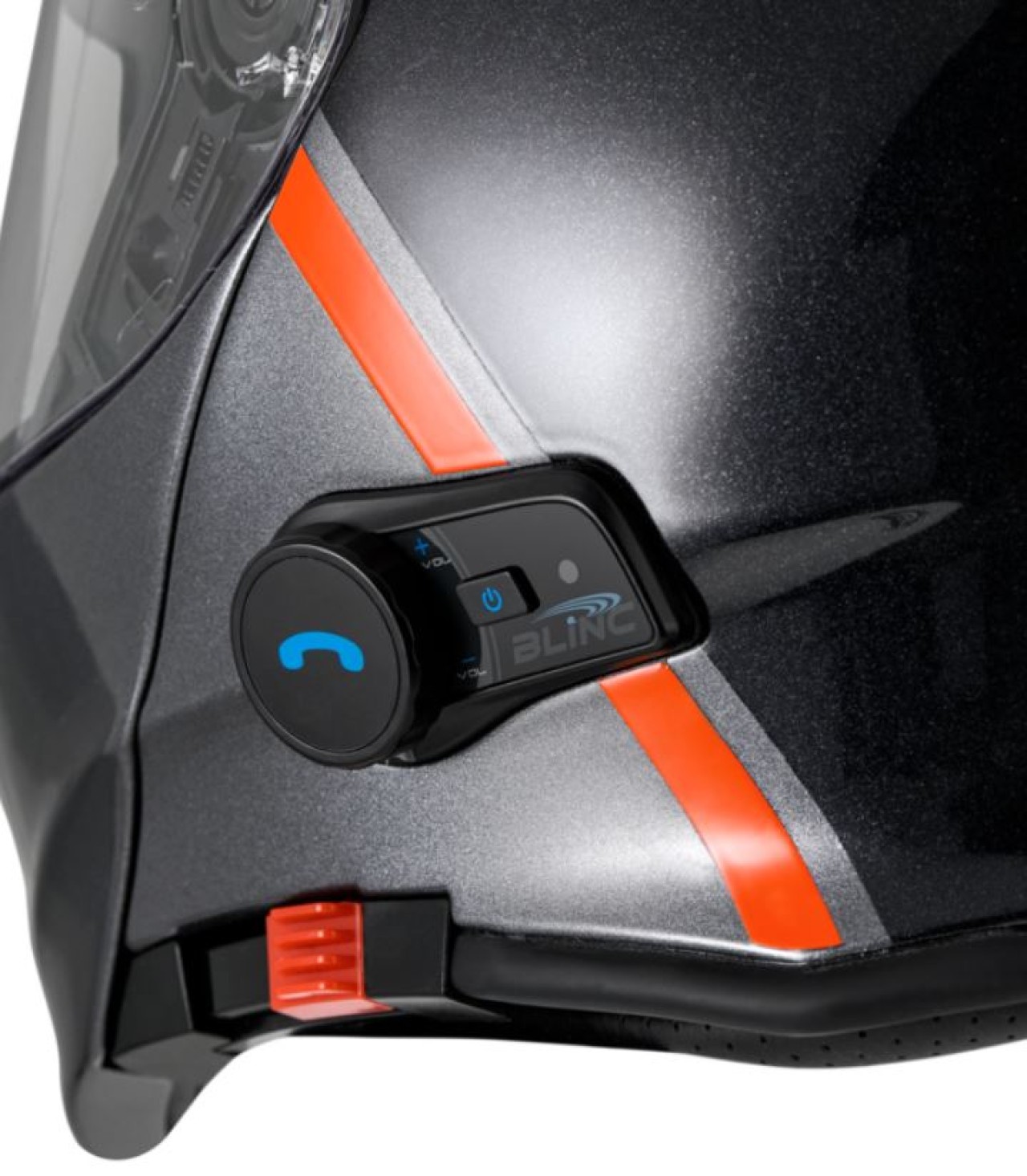 Moto Guzzi Klapphelm mit Bluetooth, schwarz glänzend, ECE 22.06