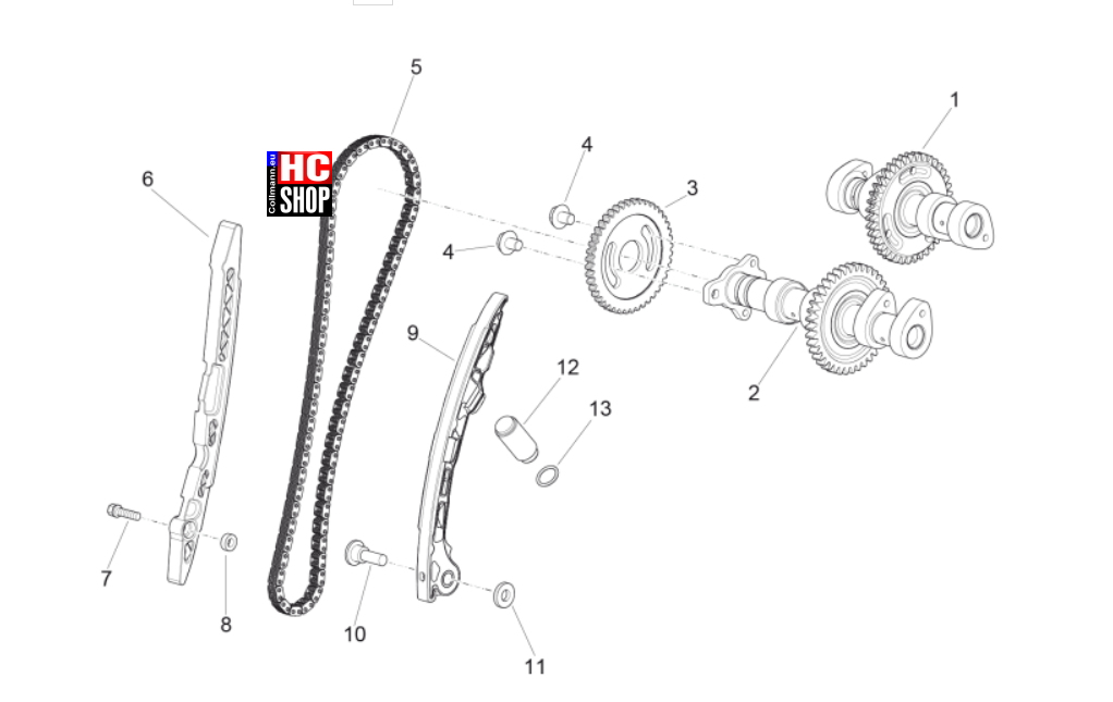 1 - Hint. Nockenwelle Auslass