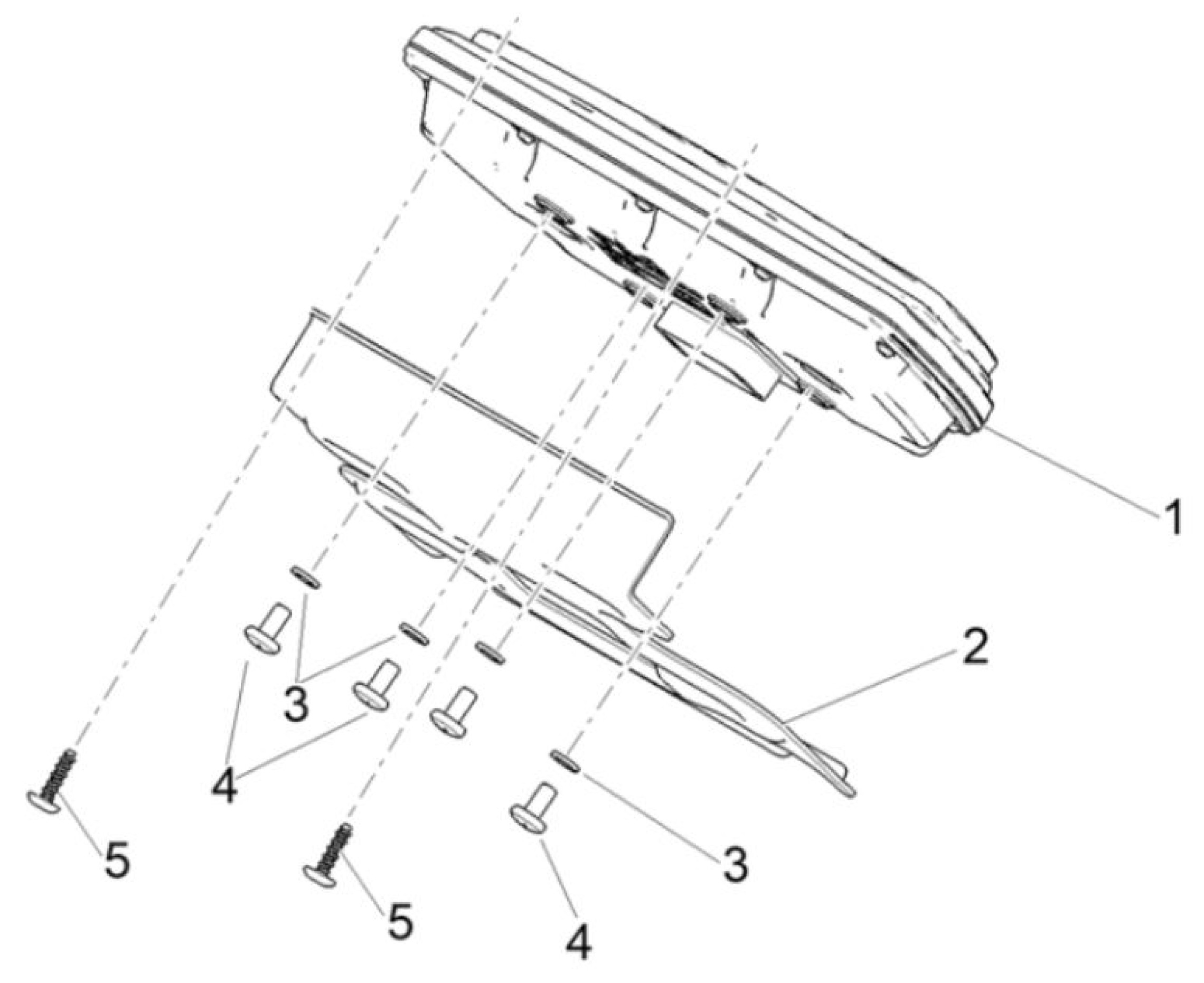Explosionszeichnung Aprilia SR GT 125 / SR GT 200 Cockpitinstrumente (2024–2025)