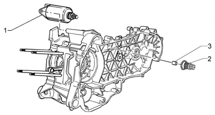 Piaggio Elektrischer Starter X9 125 Evolution
