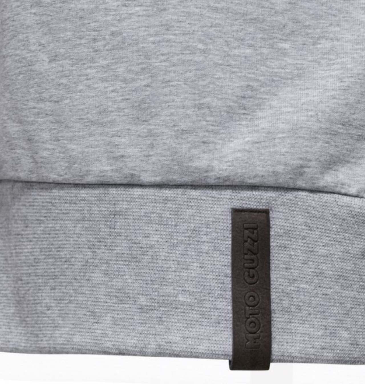 Moto Guzzi Pullover mit Logo-Motiv grau meliert
