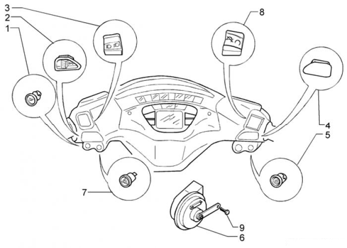 Piaggio Elektrische Ausrüstung-hupeb X9 125 Evolution