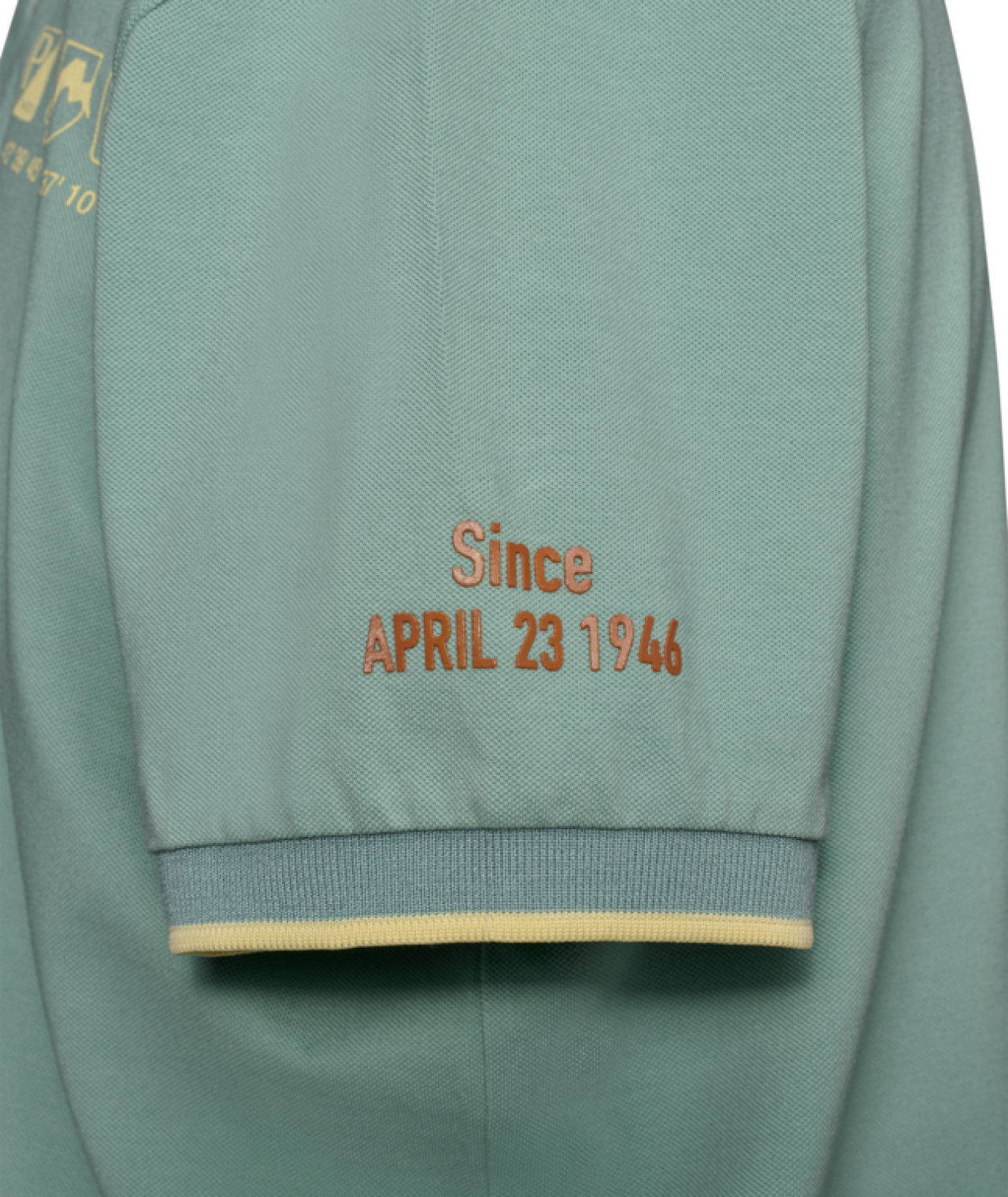 Vespa Polo-Shirt aus Baumwolle in Türkis