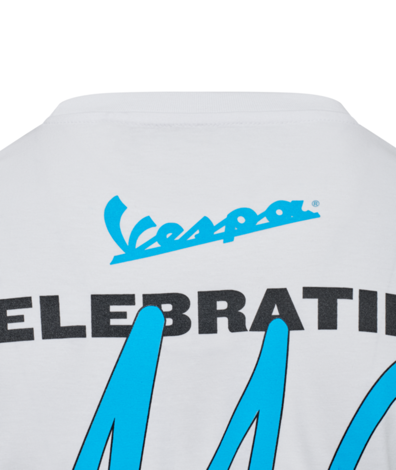 Vespa T-Shirt aus Baumwolle weiß, 140 Jahre Piaggio