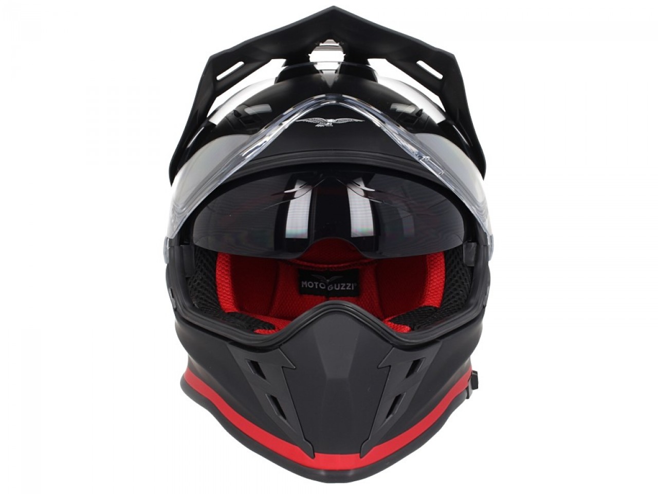 Moto Guzzi Integralhelm Adventure Touring V85, schwarz matt, ECE 22.05