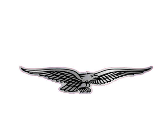 1 - Aufkleber "Adler" Farbe: RED STRIPE TWIN TONE [G34], SILVER STRIPE MONOCHROME [0ND], Deep blue [BLU], Weiß [WHI]