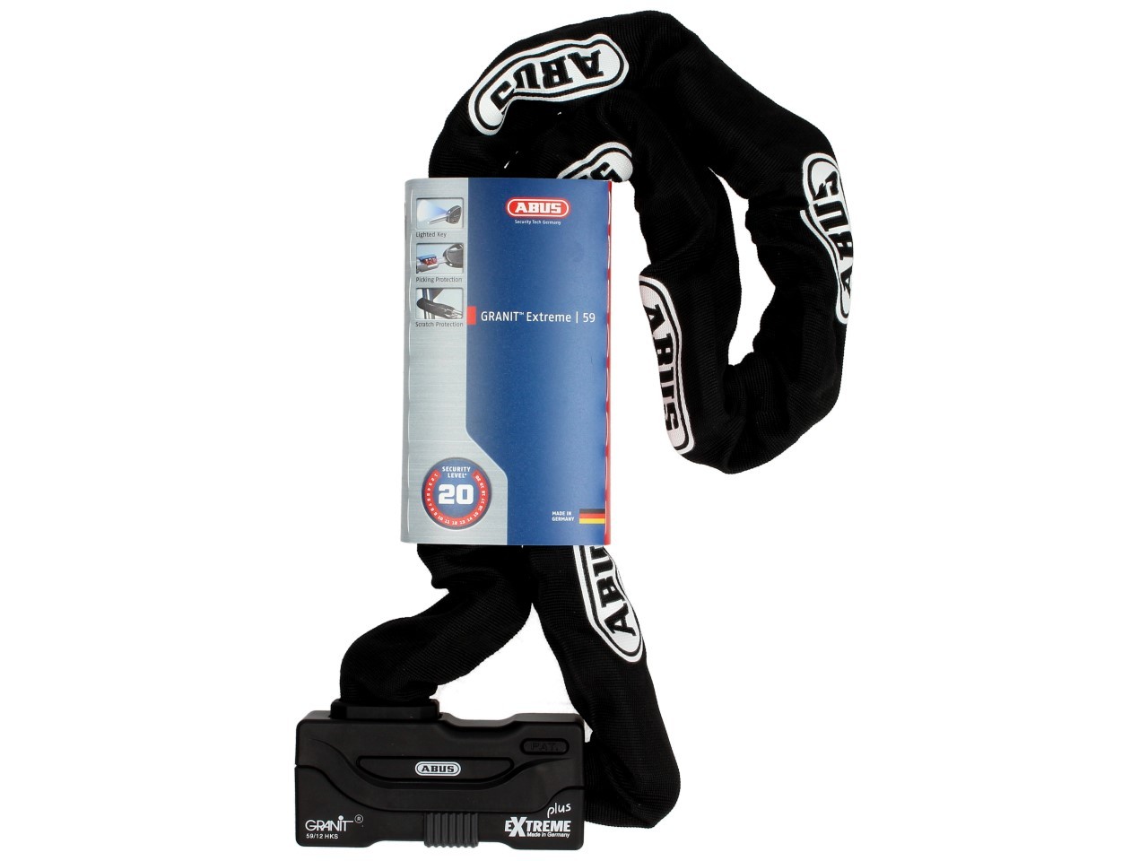 ABUS Granit Extreme Plus 59 Kettenschloss 12 mm, 1,40 m
