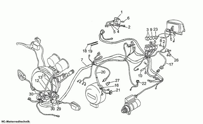 Moto Guzzi Elektrische Anlage GT 1000