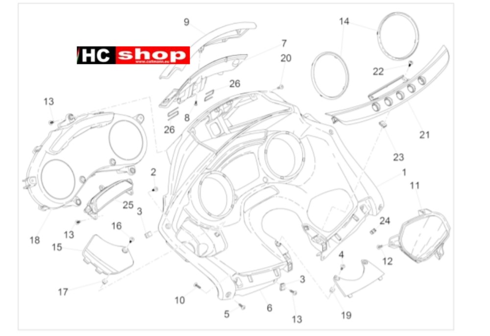 Piaggio MP3 500 LT Sport - Business Lenkung Cockpitinstrumente